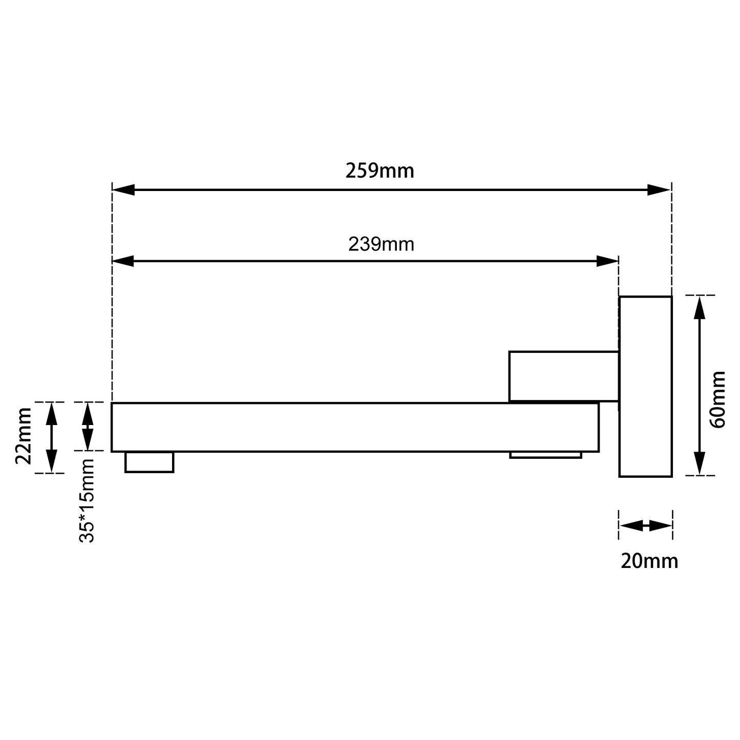 Swivel Gunmetal Spout