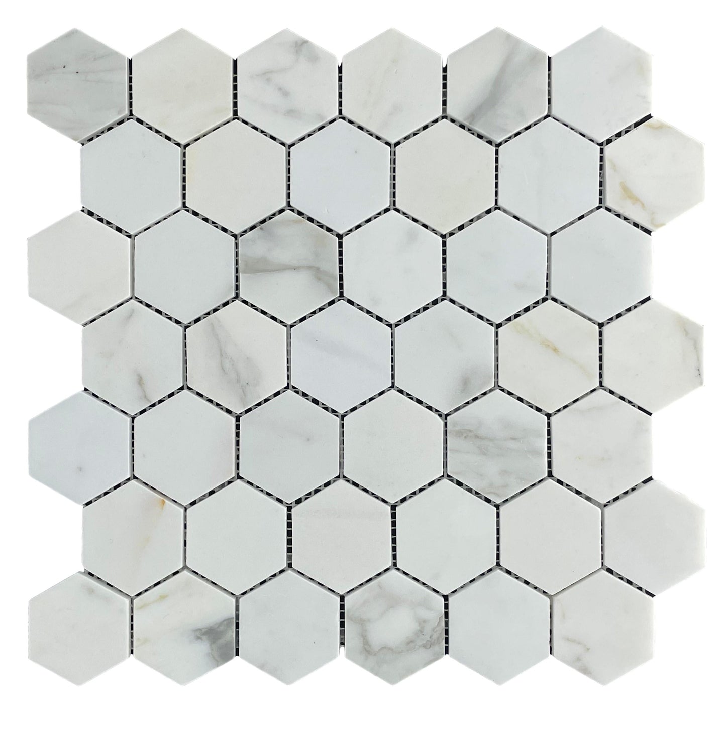 HEXAGON CALACATTA GOLD HONED