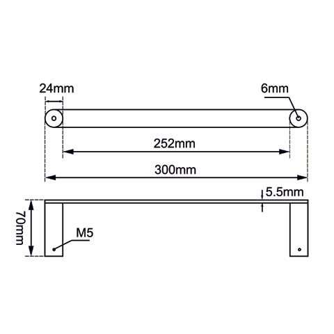 RUSHY - Gunmetal Hand Towel