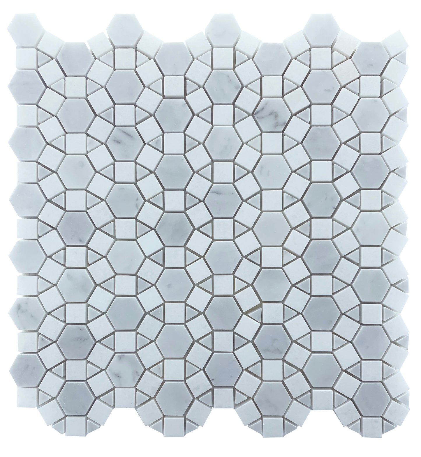 CASTLE CARRARA HONED + THASSOS HONED