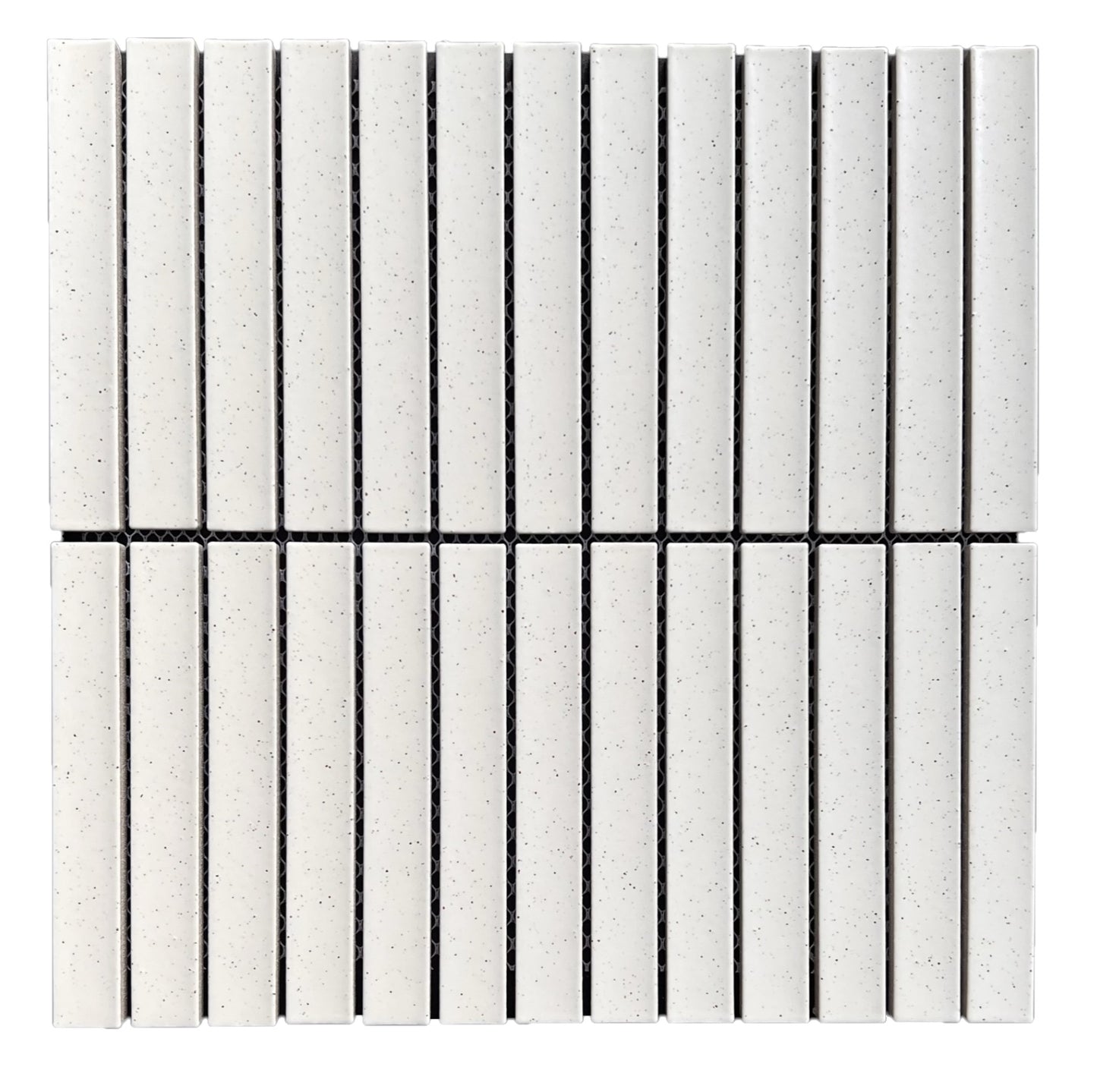 CONCAVE SPECKLED WHITE MATT