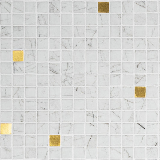 Carrara Gold Spanish Pool Mosaic