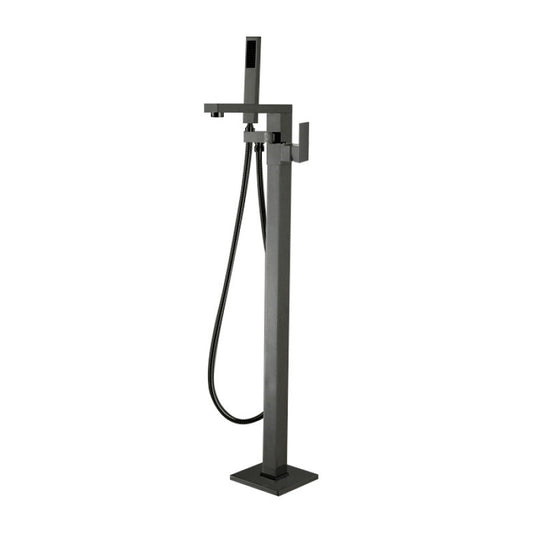Gunmetal Freestanding Tap with Handheld Shower