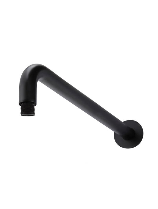 MEIR ROUND WALL SHOWER CURVED ARM 400MM