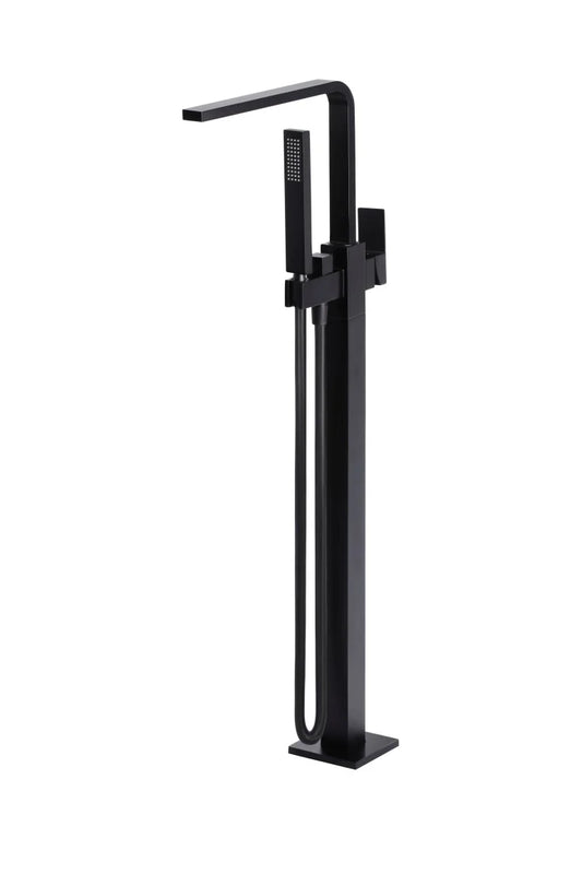 MEIR SQUARE FREESTANDING BATH SPOUT AND HAND SHOWER