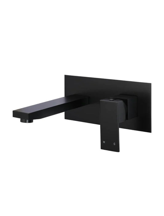 MEIR SQUARE WALL BASIN MIXER AND SPOUT