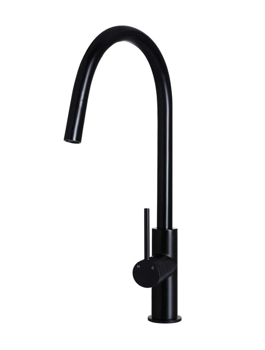 MEIR ROUND PICCOLA PULL OUT KITCHEN MIXER TAP