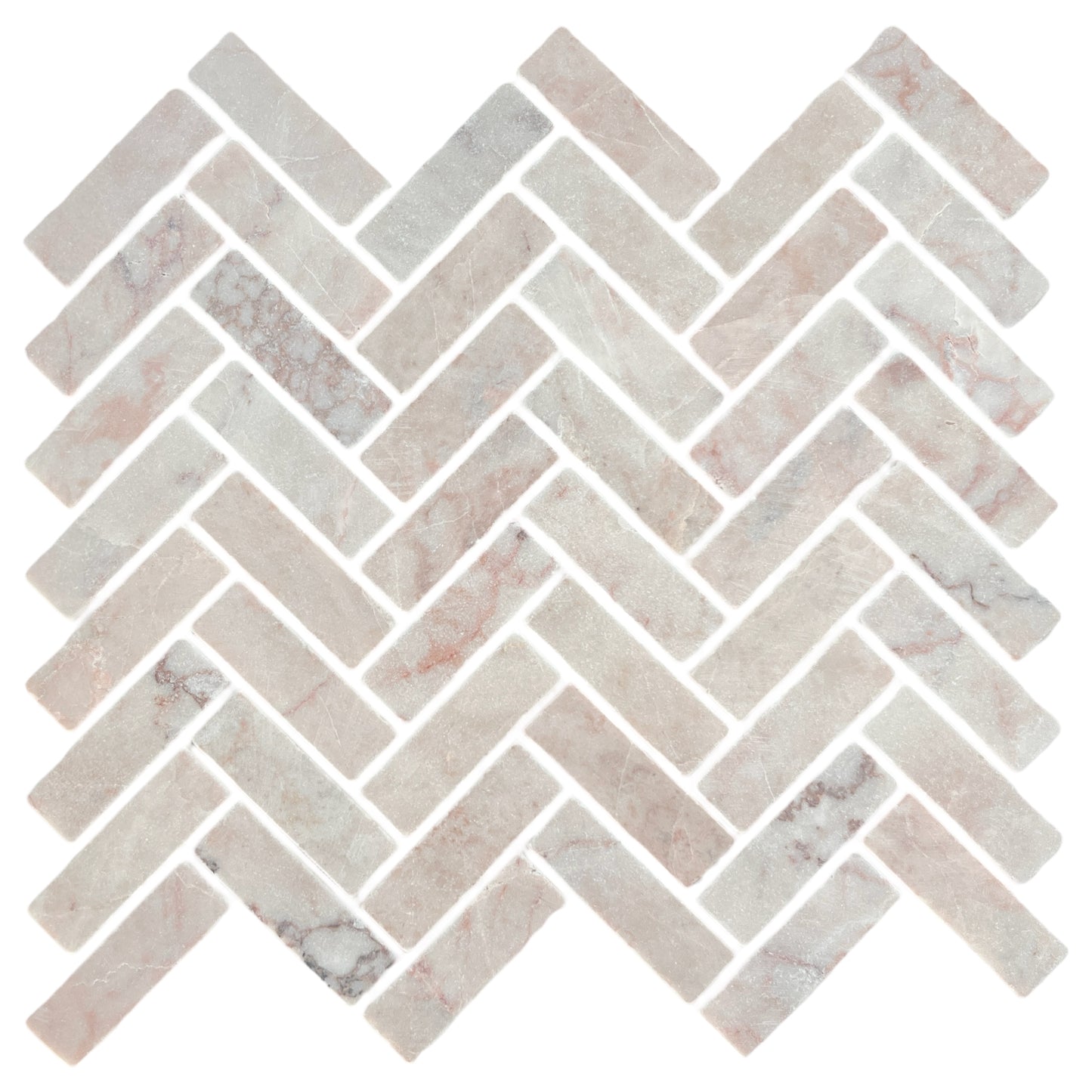 NEW HERRINGBONE ROSSO TUMBLED