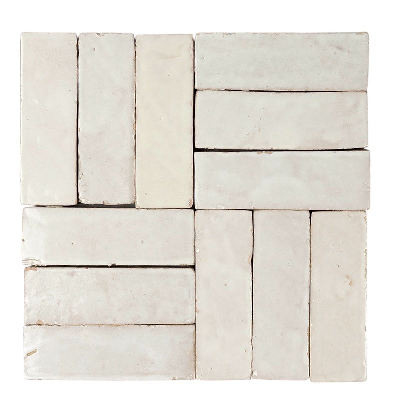 ZELLIGE BEJMAT SNOW 50X150X15MM