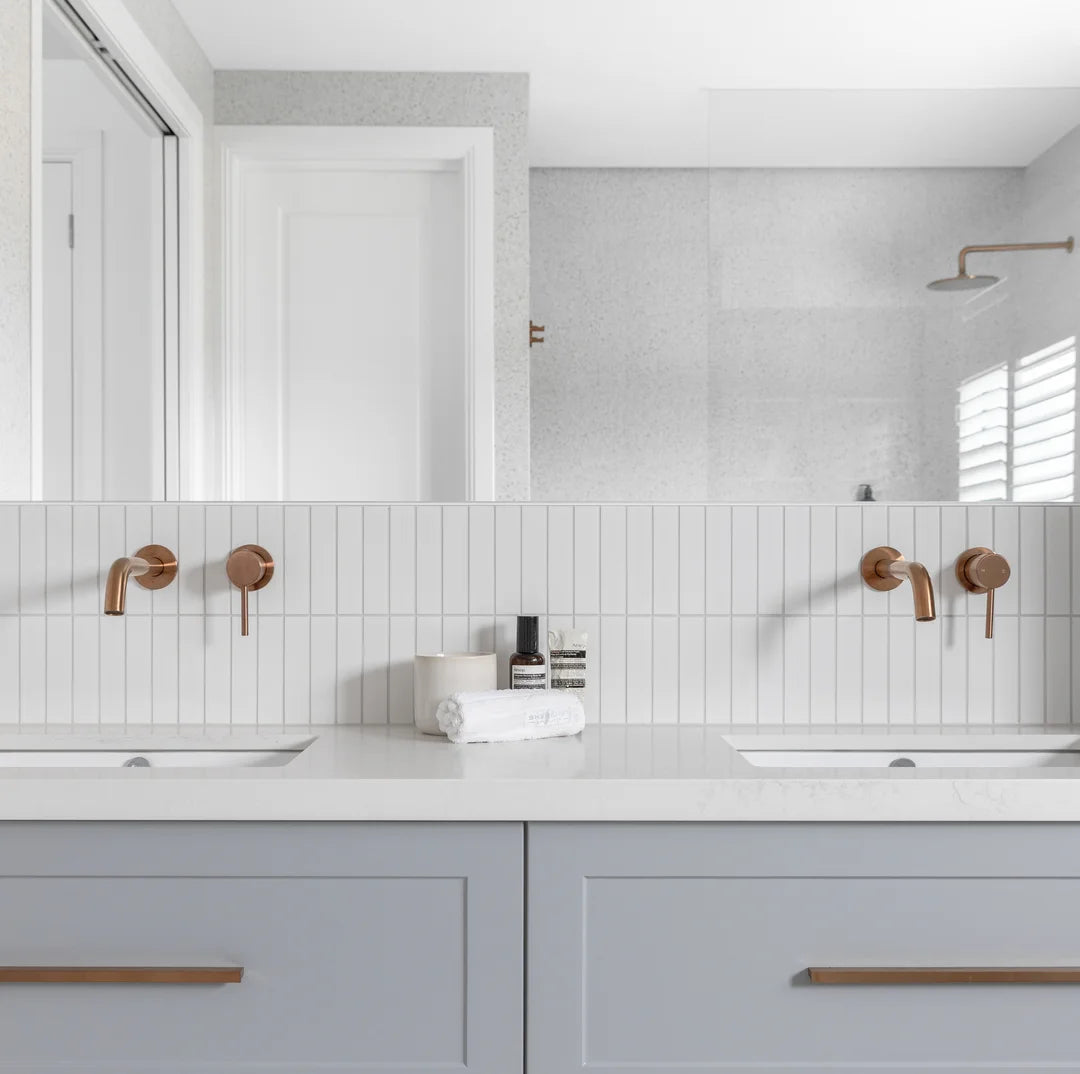 Wall-Mounted Spout Brushed Copper