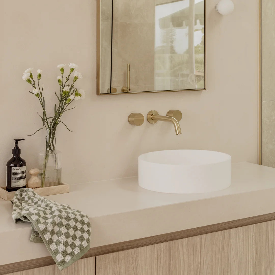 Milani Assembly Taps & Spout Set - Brushed Brass