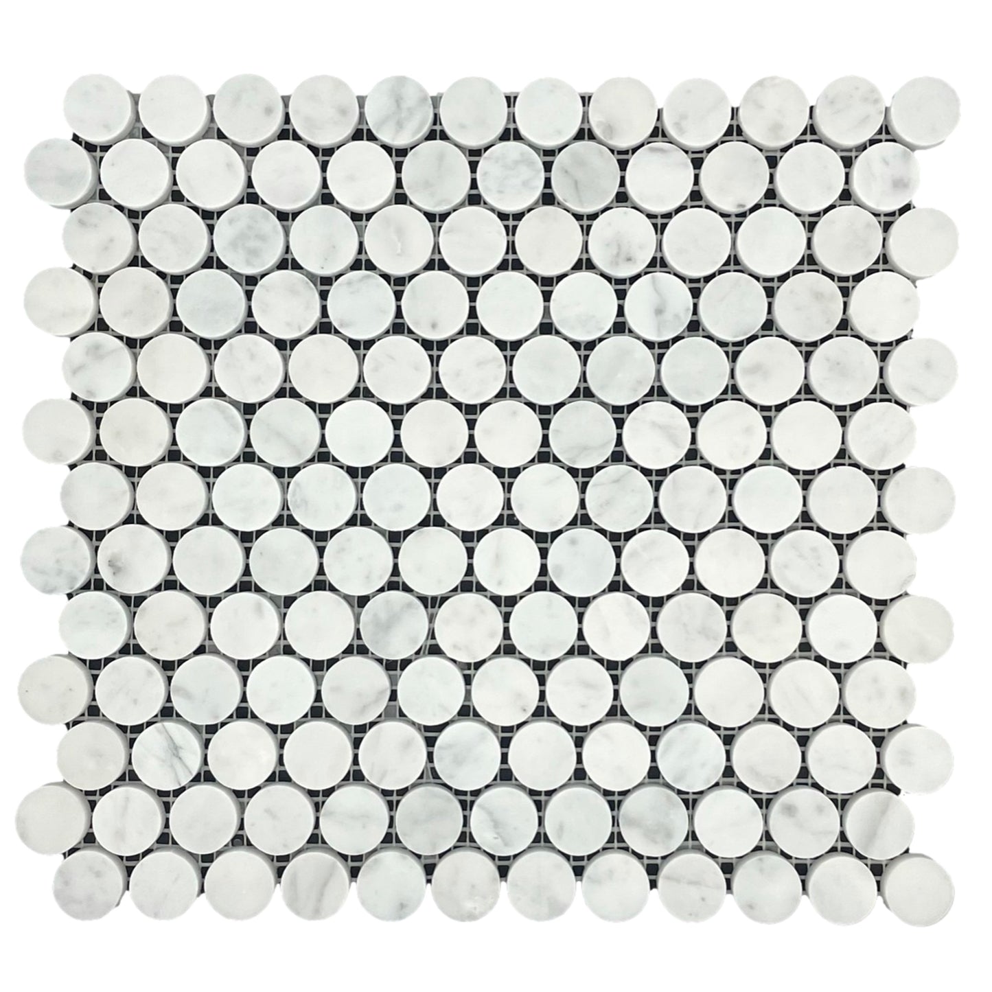 CARRARA PENNY ROUND HONED