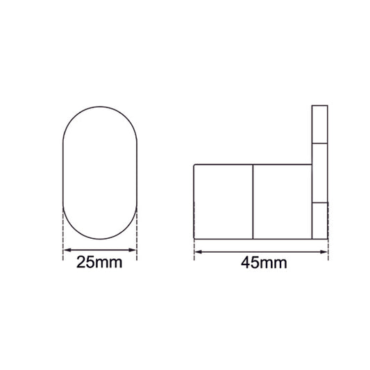 RUSHY - Gunmetal Robe Hook