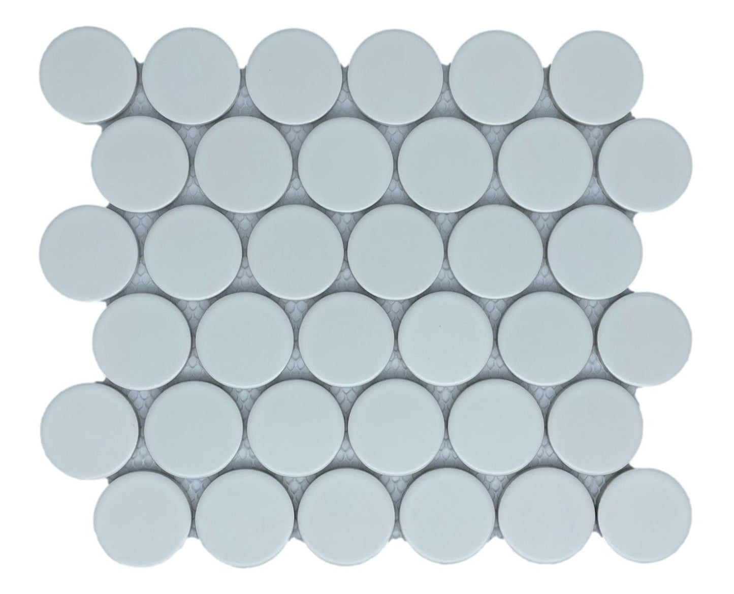 JUMBO WHITE MATT PENNY 48MM