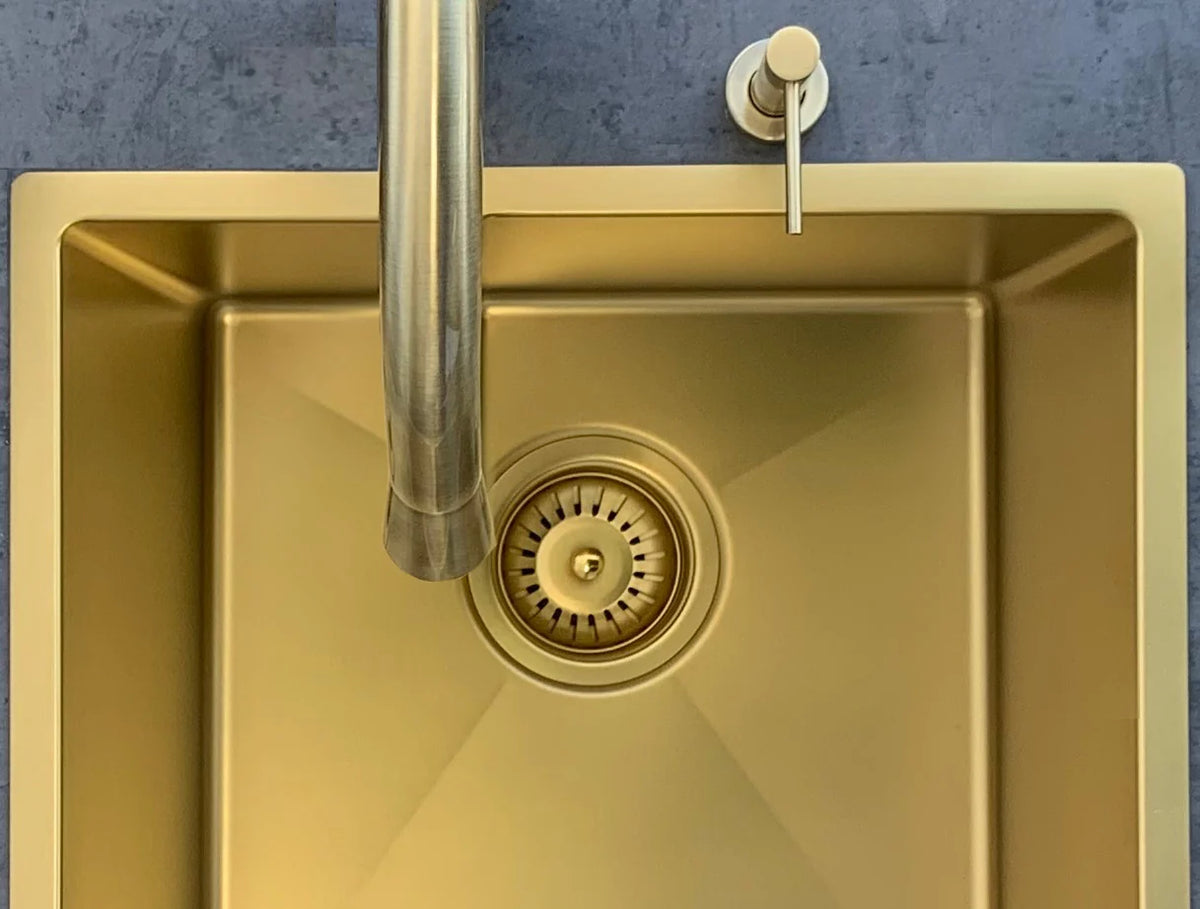 MEIR LAVELLO KITCHEN SINK - SINGLE BOWL 380 X 440 - PVD