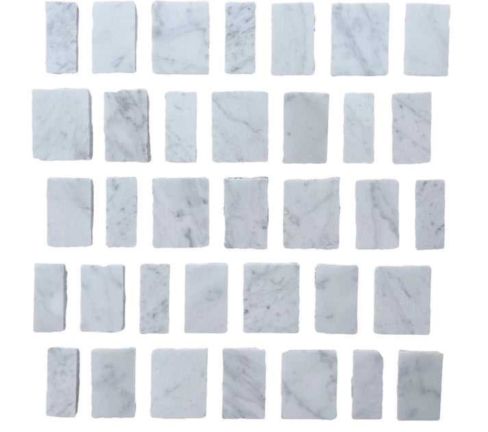 SPLIT EDGE CARRARA HONED 10MM JOINT – Tile Gallery Aus