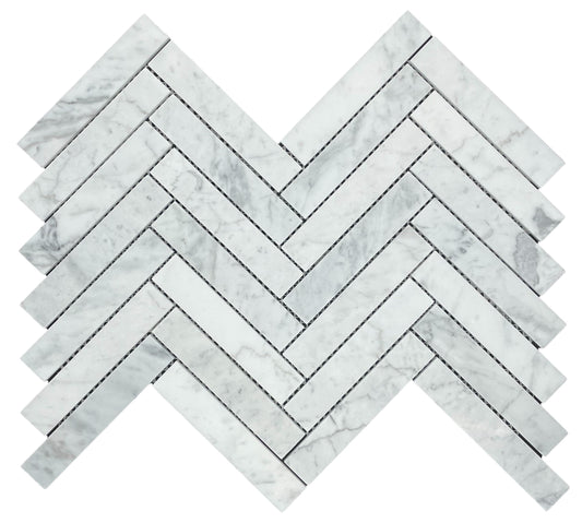 Herringbone Carrara Honed