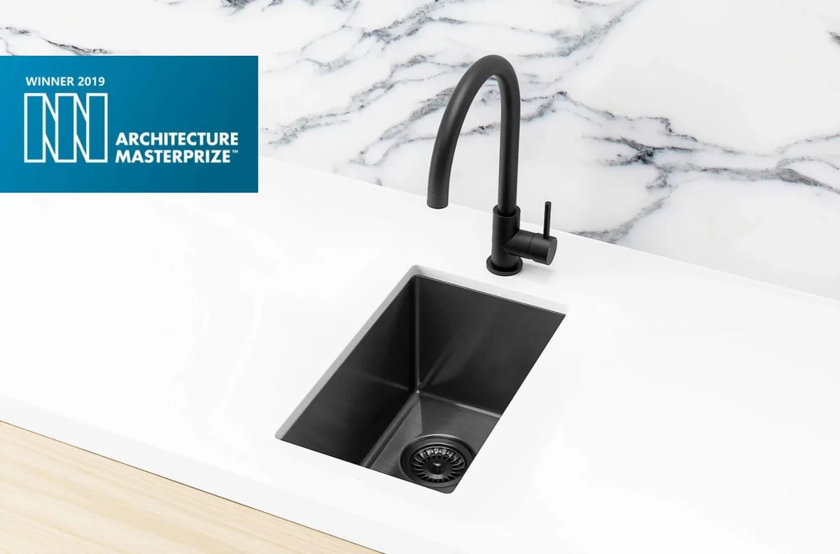 MEIR LAVELLO BAR SINK - SINGLE BOWL 382 X 272 - PVD BRUSHED