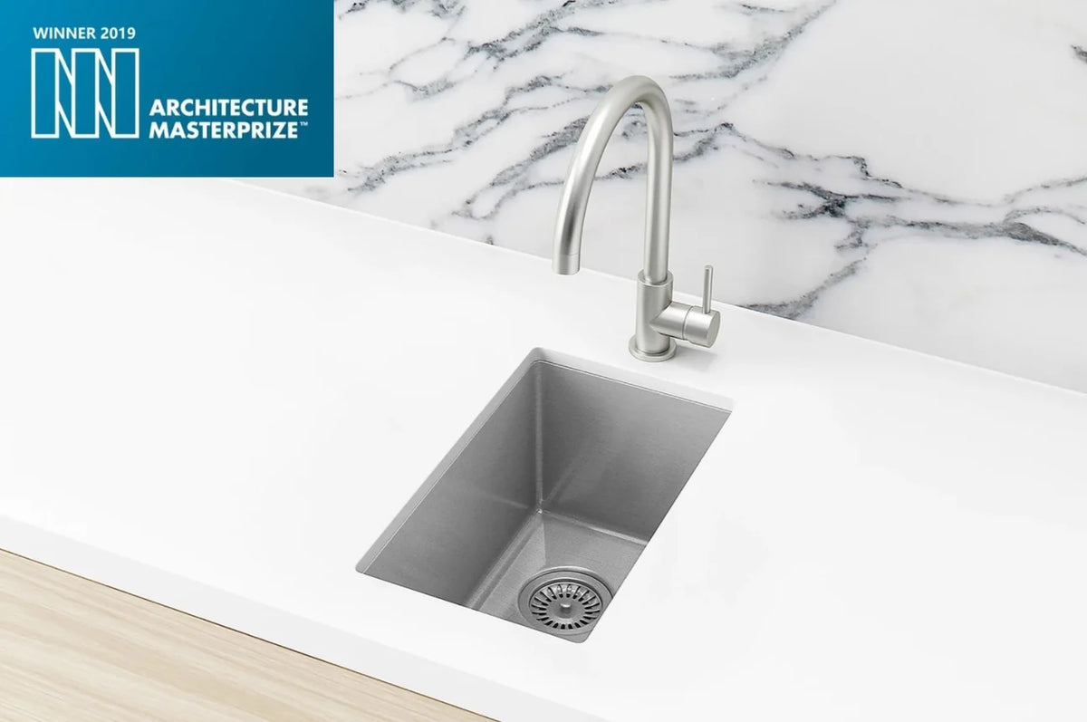 MEIR LAVELLO BAR SINK - SINGLE BOWL 382 X 272 - PVD BRUSHED