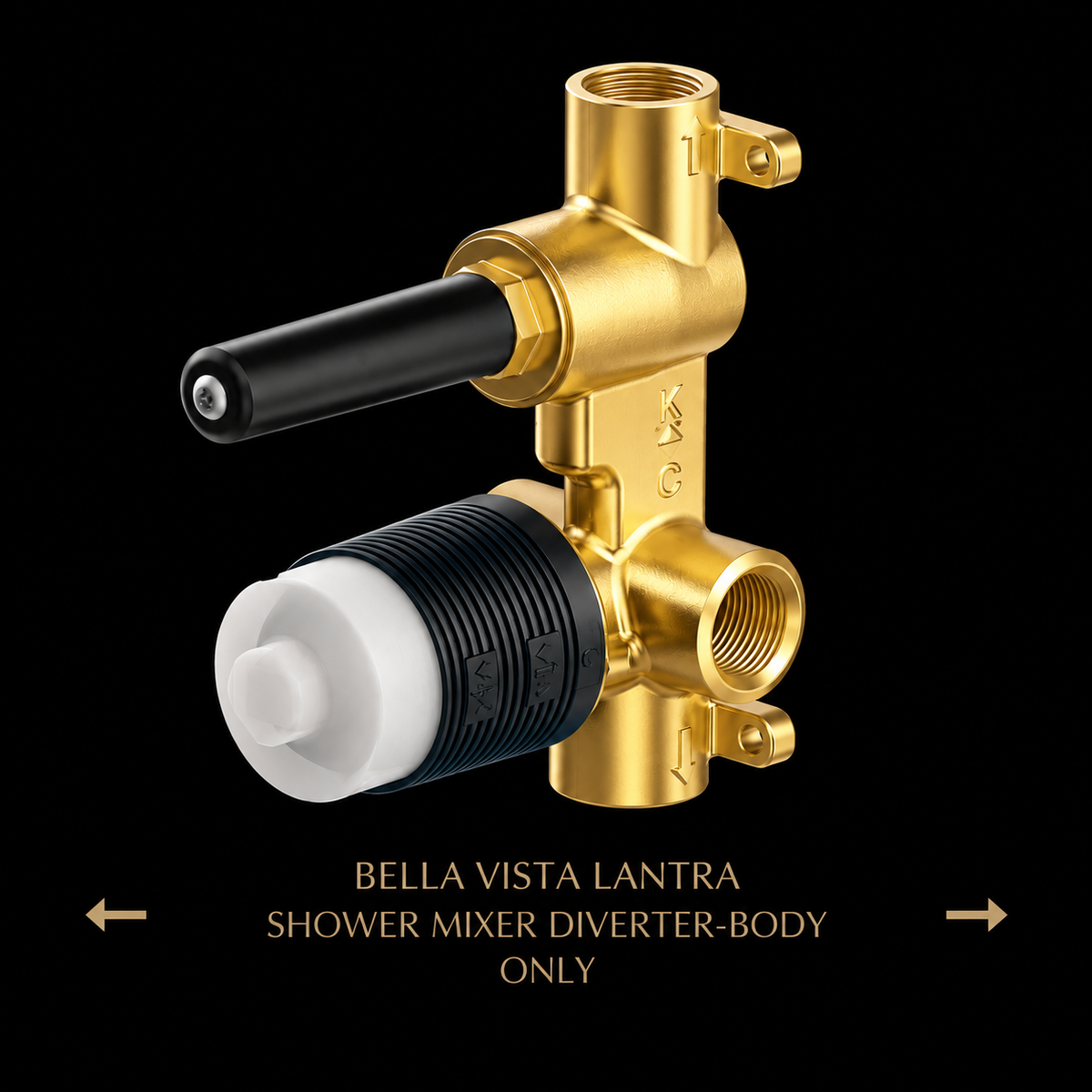 BELLA VISTA LANTRA SHOWER MIXER DIVERTER-BODY ONLY