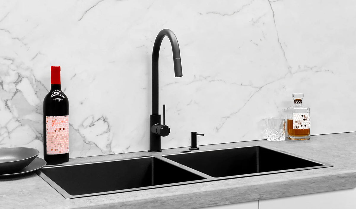 MEIR LAVELLO KITCHEN SINK - DOUBLE BOWL 860 X 440 - PVD