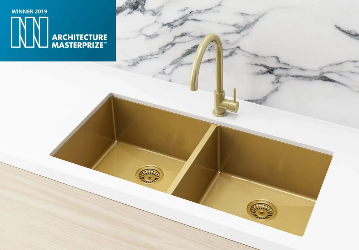 MEIR LAVELLO KITCHEN SINK - DOUBLE BOWL 860 X 440 - PVD