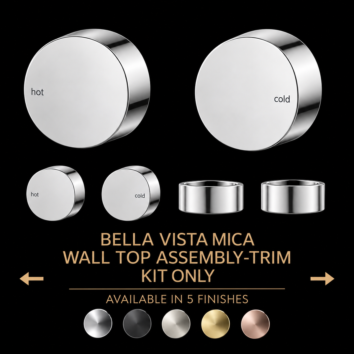 BELLA VISTA MICA WALL TOP ASSEMBLY-TRIM KIT ONLY
