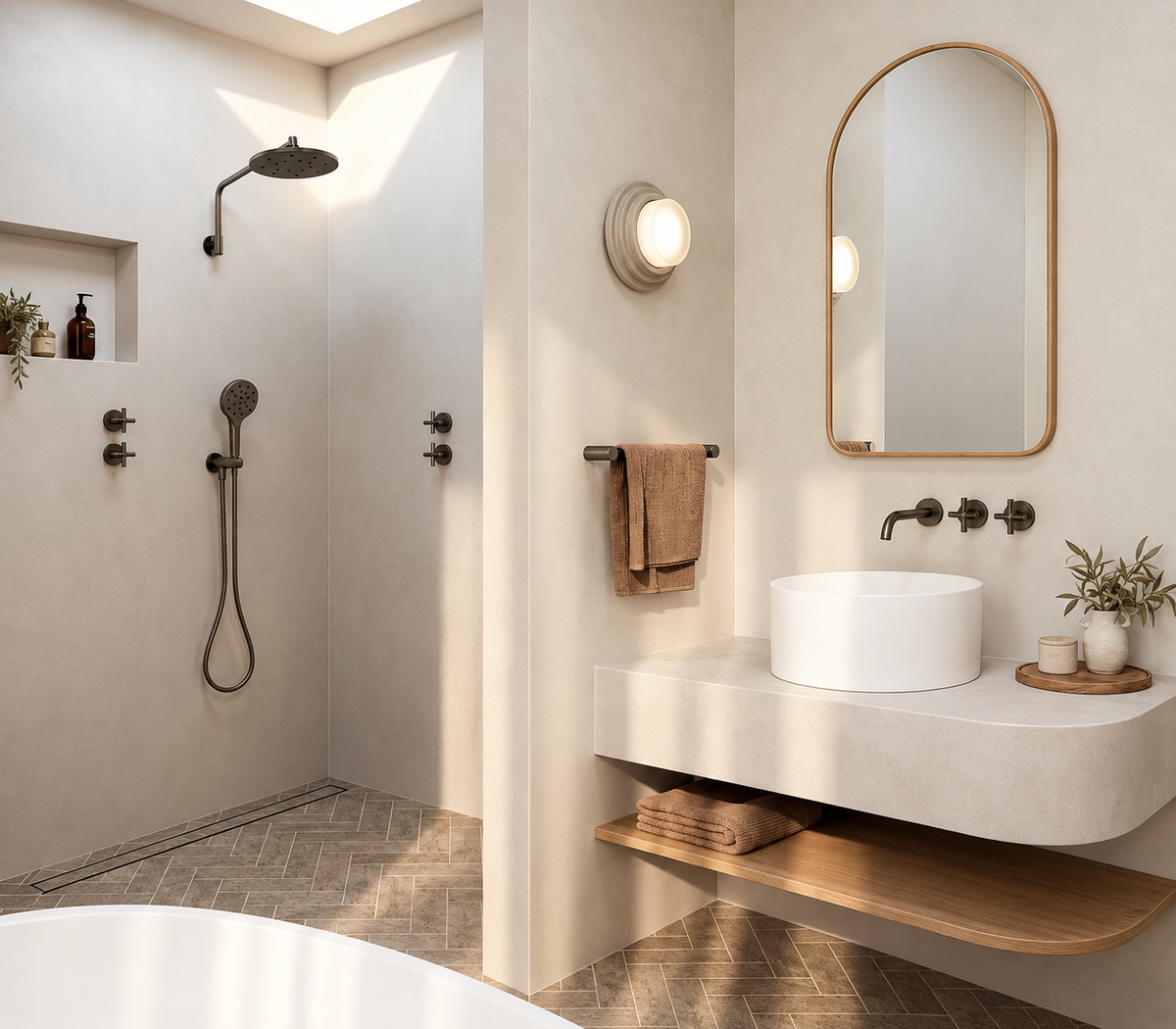 BELLA VISTA DEKO HEAVY DUTY GOOSENECK SHOWER ARM
