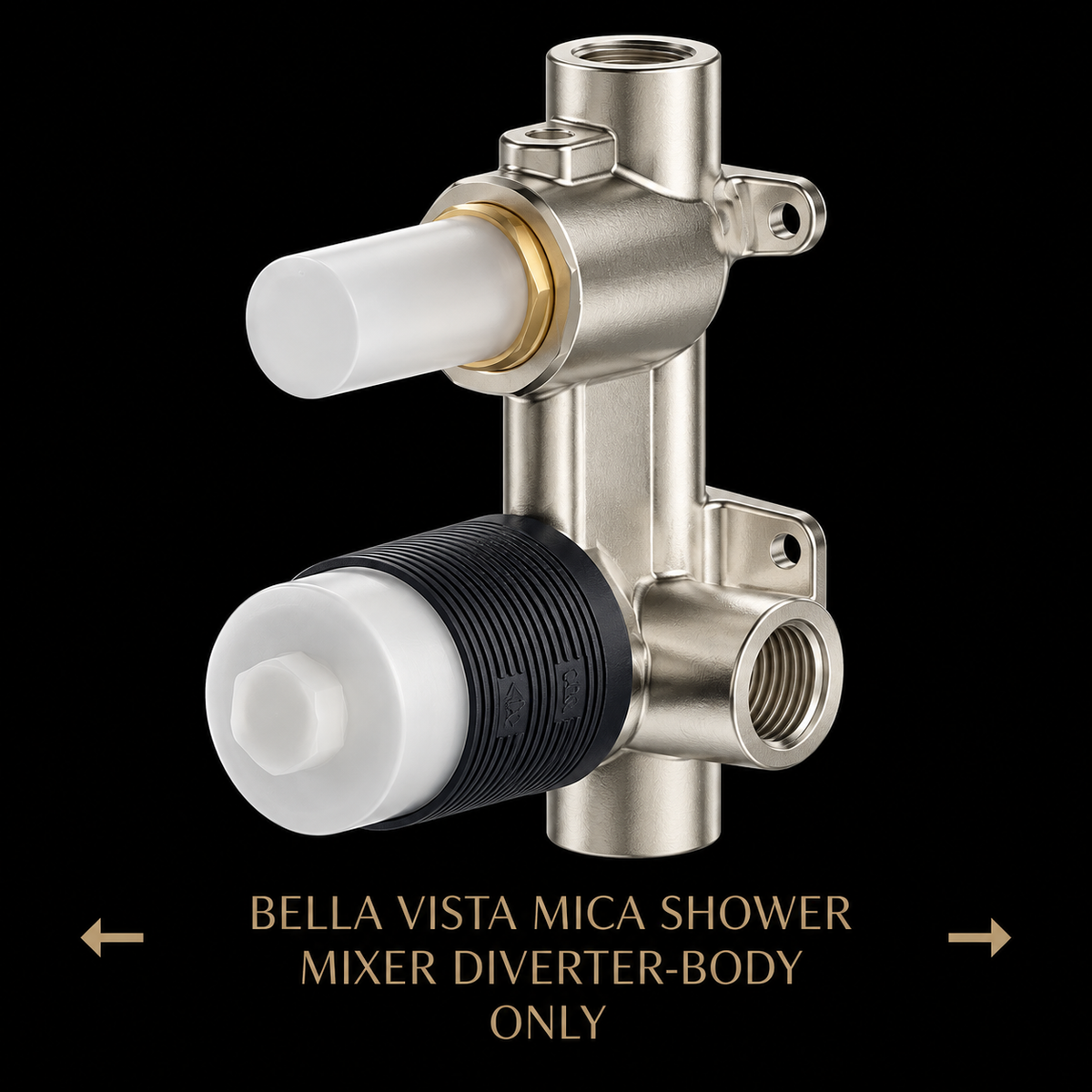 BELLA VISTA MICA SHOWER MIXER DIVERTER-BODY ONLY