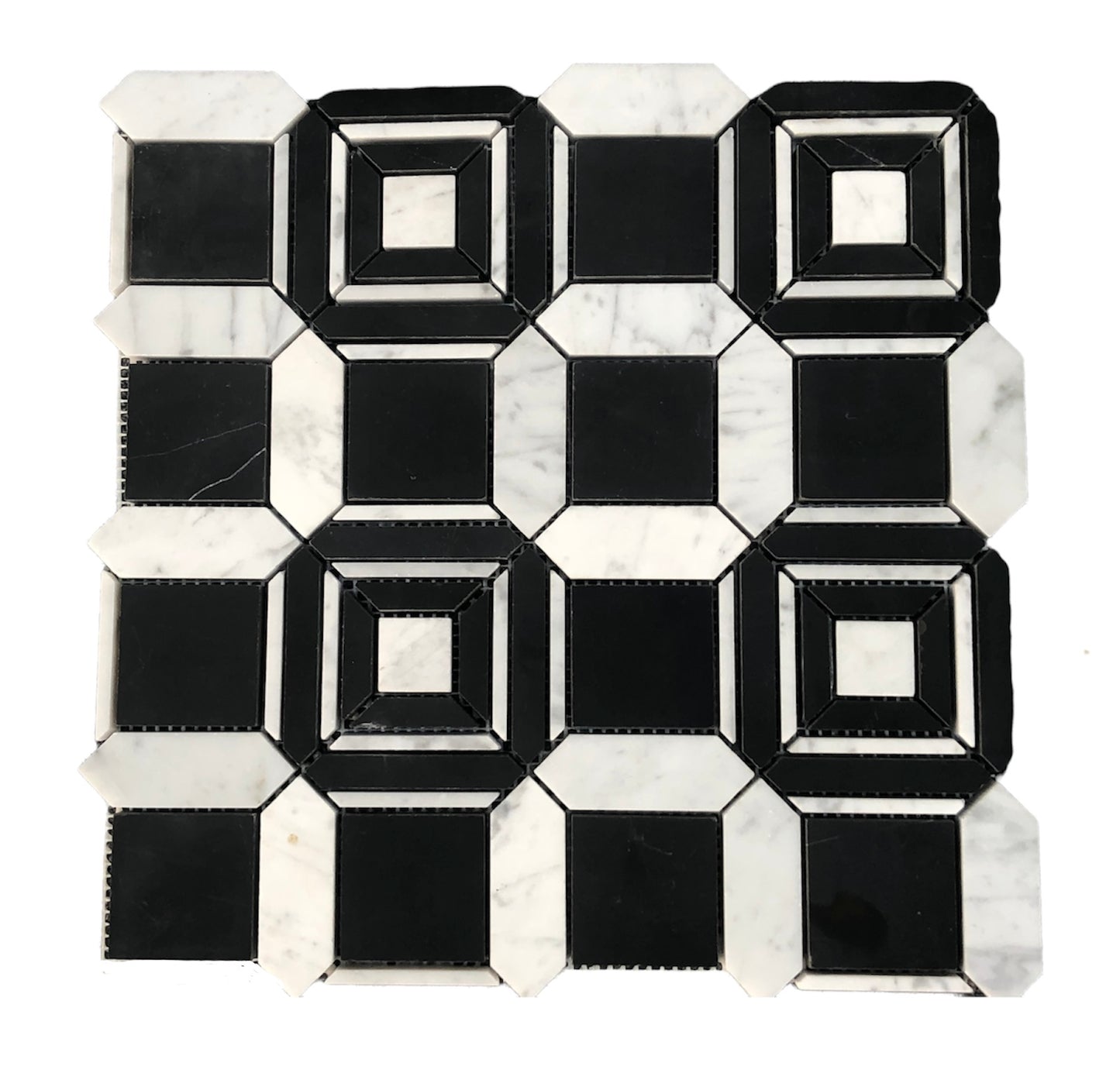 PALACE NERO + CARRARA HONED