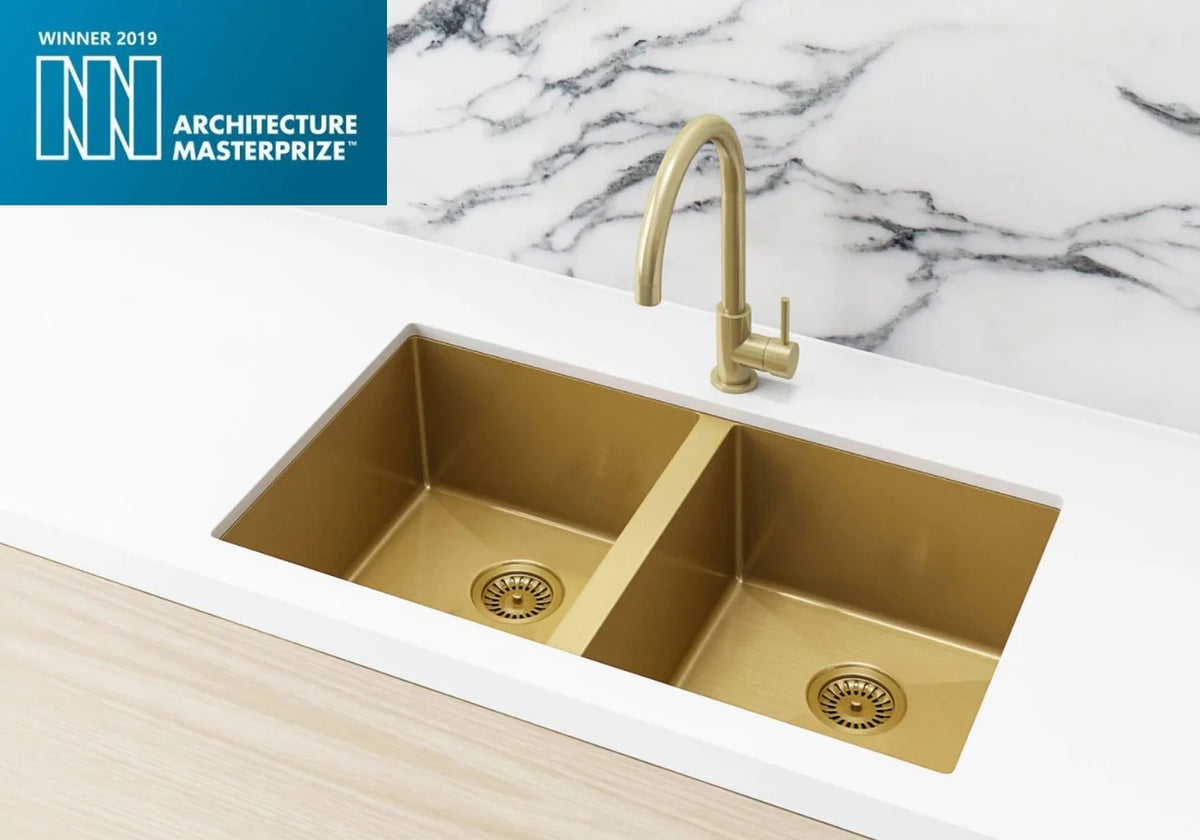MEIR LAVELLO KITCHEN SINK - DOUBLE BOWL 760 X 440