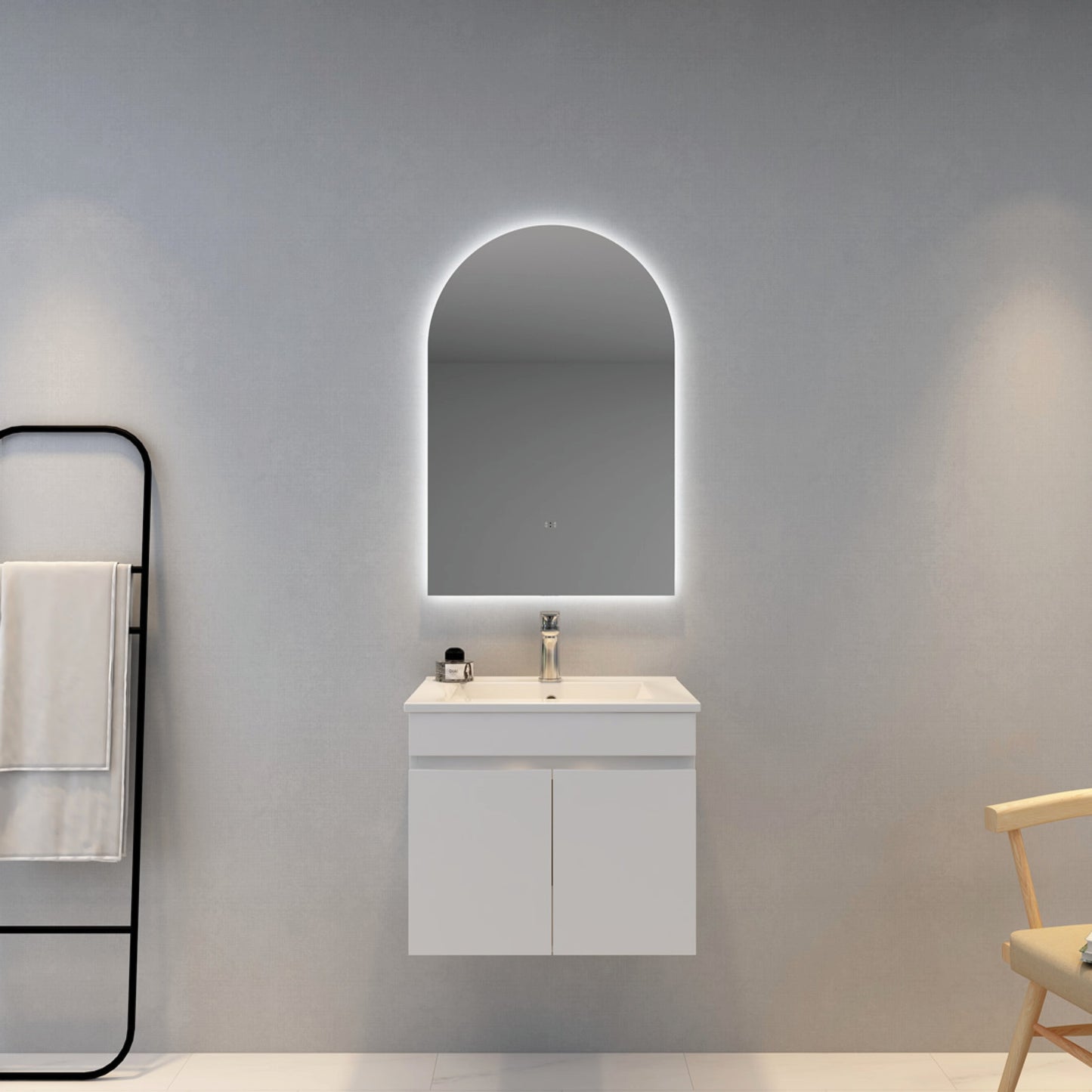 600X900 Oval Backlit Led Mirror