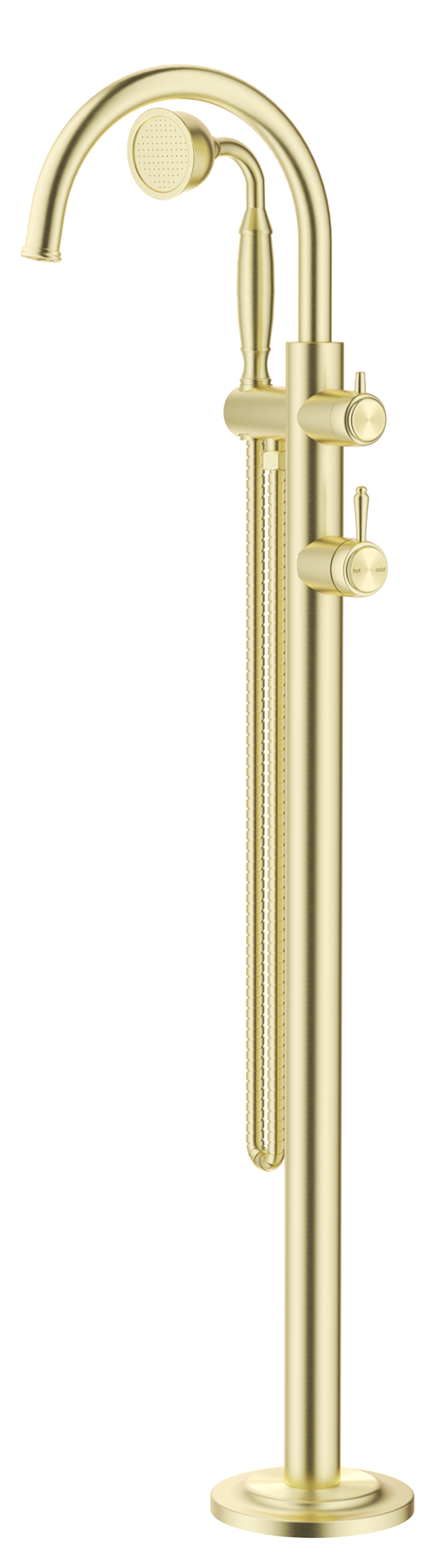 BELLA VISTA MICA HERITAGE FREESTANDING BATH MIXER WITH HAND SHOWER-TRIM KIT ONLY