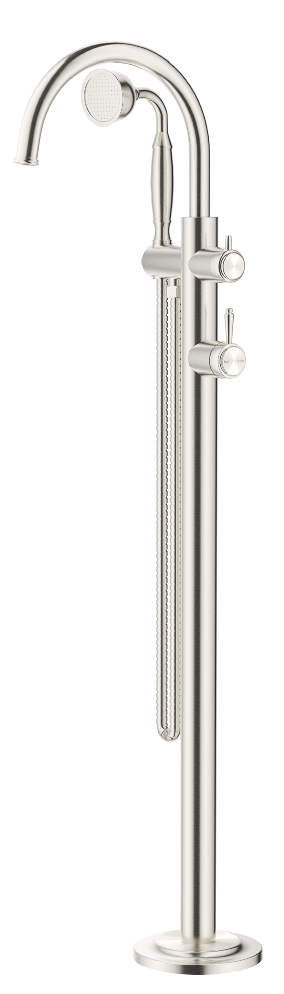 BELLA VISTA MICA HERITAGE FREESTANDING BATH MIXER WITH HAND SHOWER-TRIM KIT ONLY