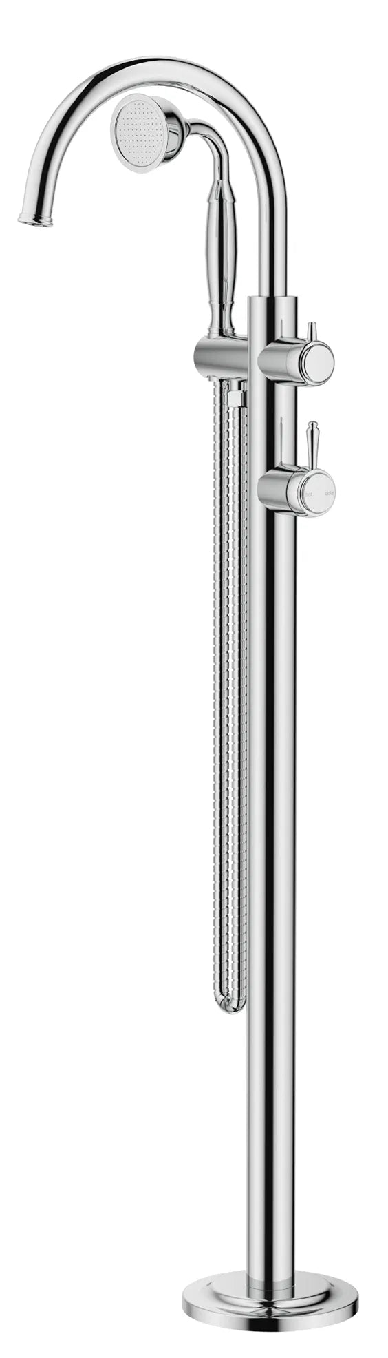 BELLA VISTA MICA HERITAGE FREESTANDING BATH MIXER WITH HAND SHOWER-TRIM KIT ONLY
