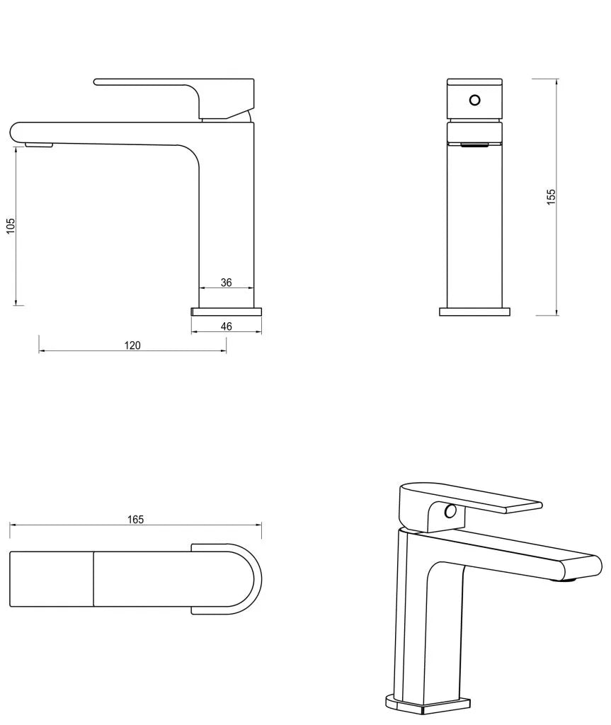 BELLA VISTA BEKI BASIN MIXER