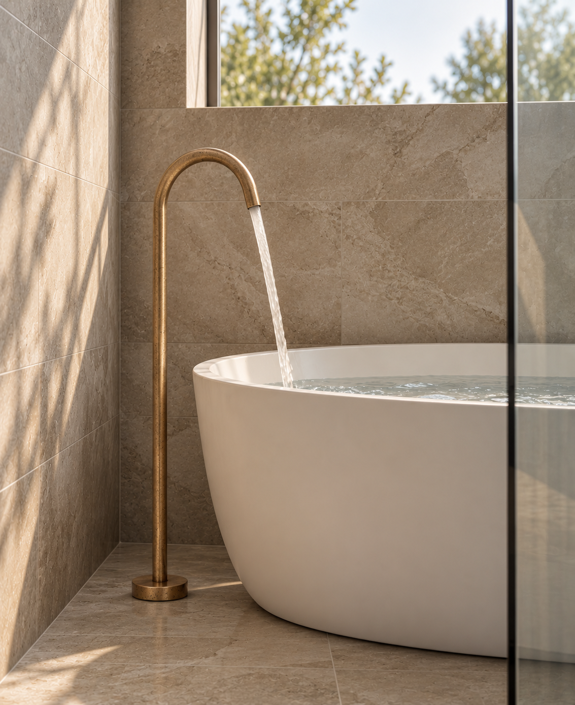 BELLA VISTA LVB MICA FREESTANDING BATH SPOUT