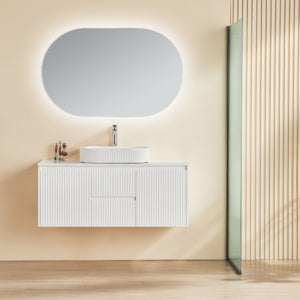 Brindabella Wall Hung Fluted Vanity