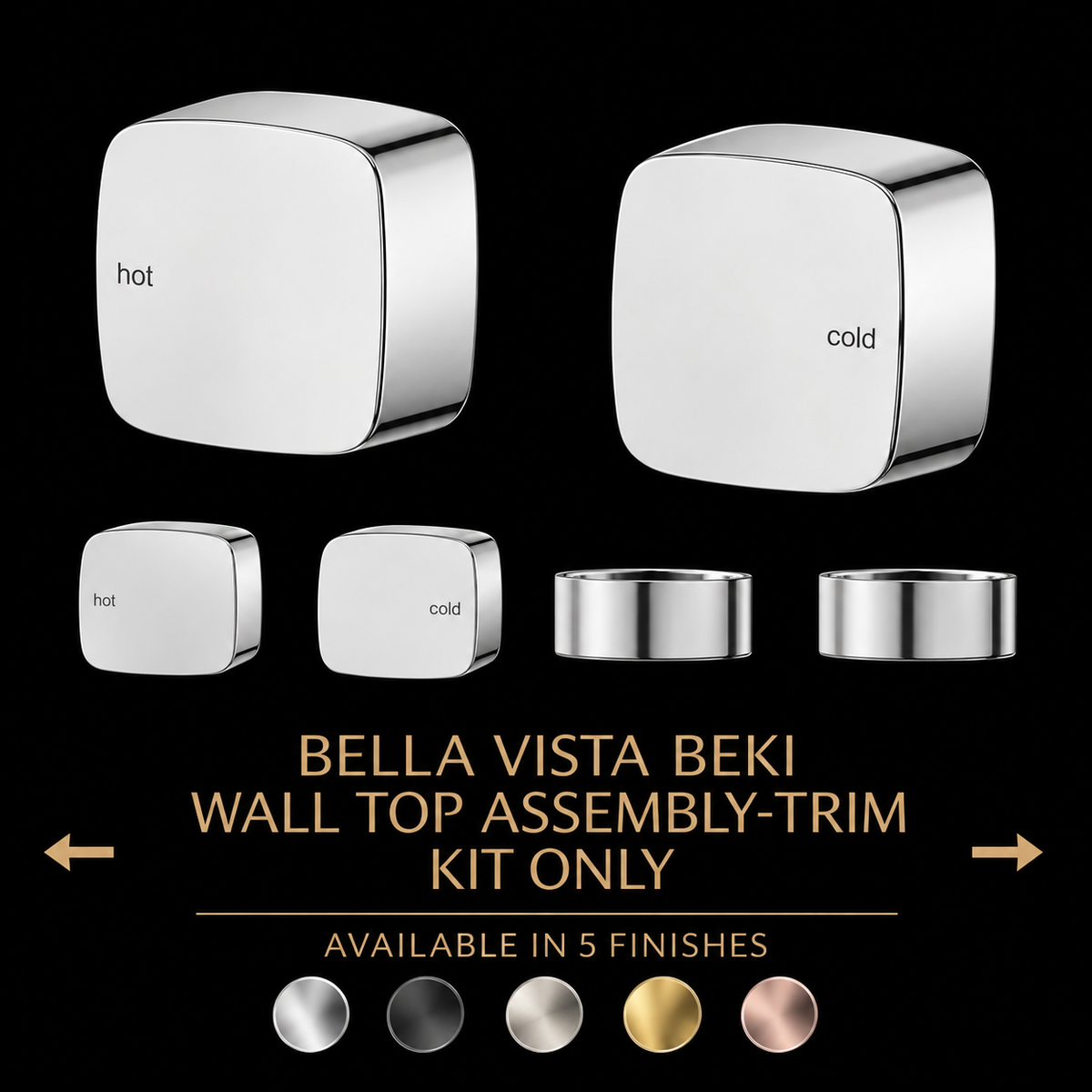 BELLA VISTA BEKI WALL TOP ASSEMBLY-TRIM KIT ONLY