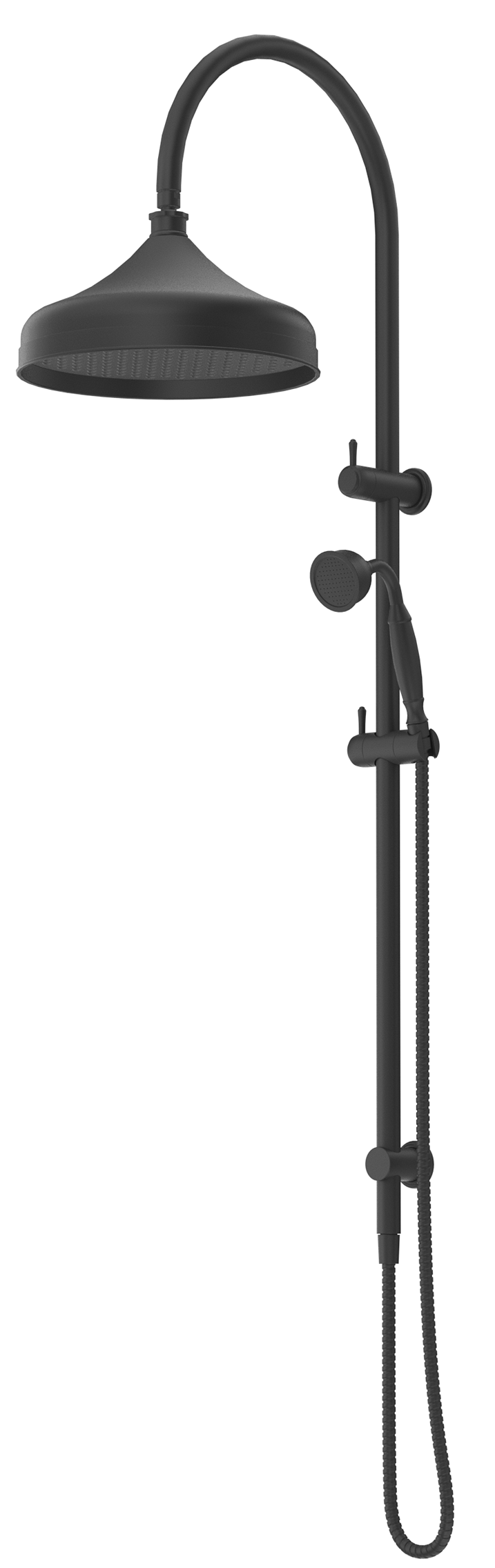 BELLA VISTA MICA HERITAGE DUAL SHOWER RAIL