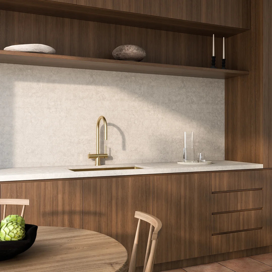 Elysian Commercial 3-Way Pull-Out Filter Tap - Brushed Brass