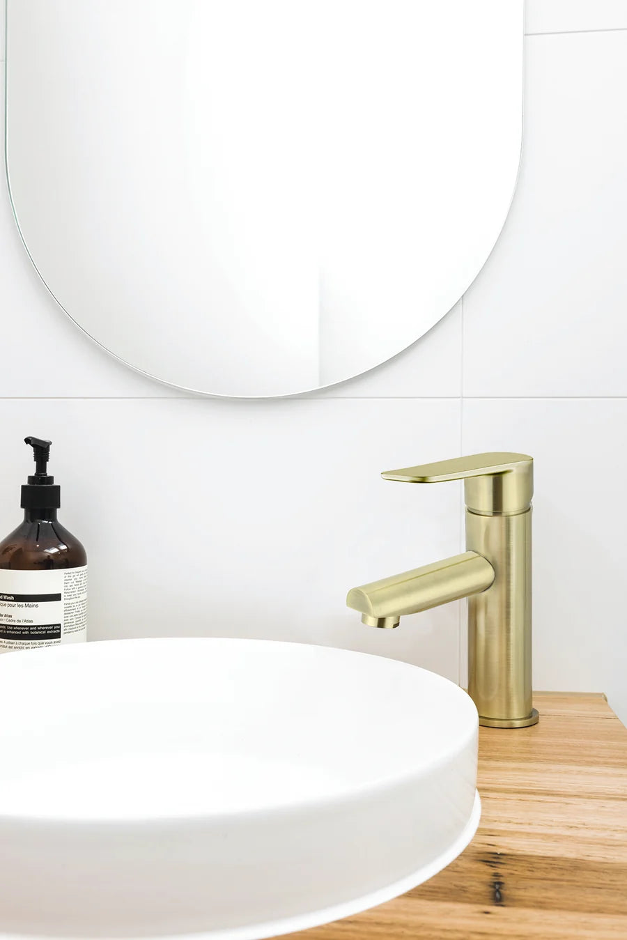 MEIR ROUND PADDLE BASIN MIXER