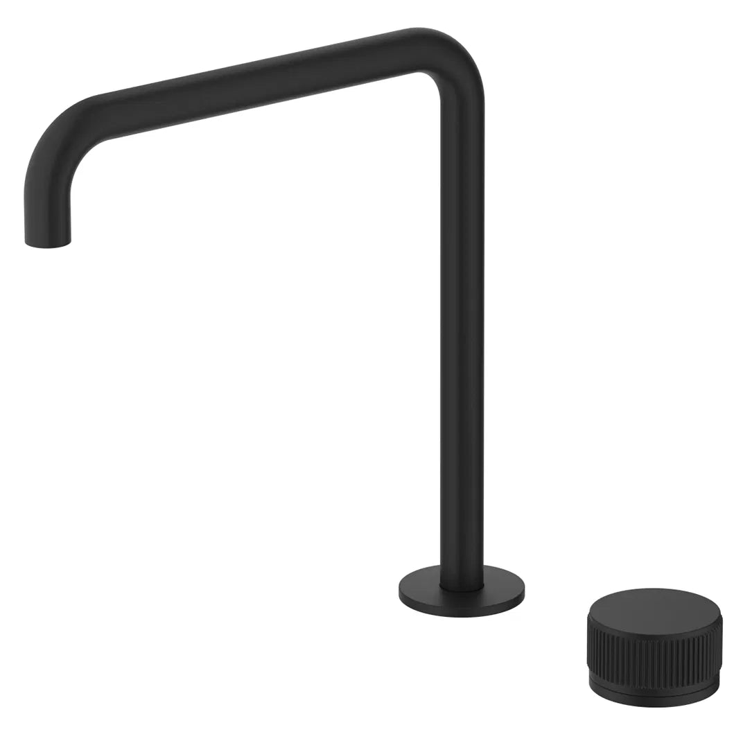 BELLA VISTA MICA FLUTED SOFT-SQUARE HOB SINK/BASIN MIXER SET