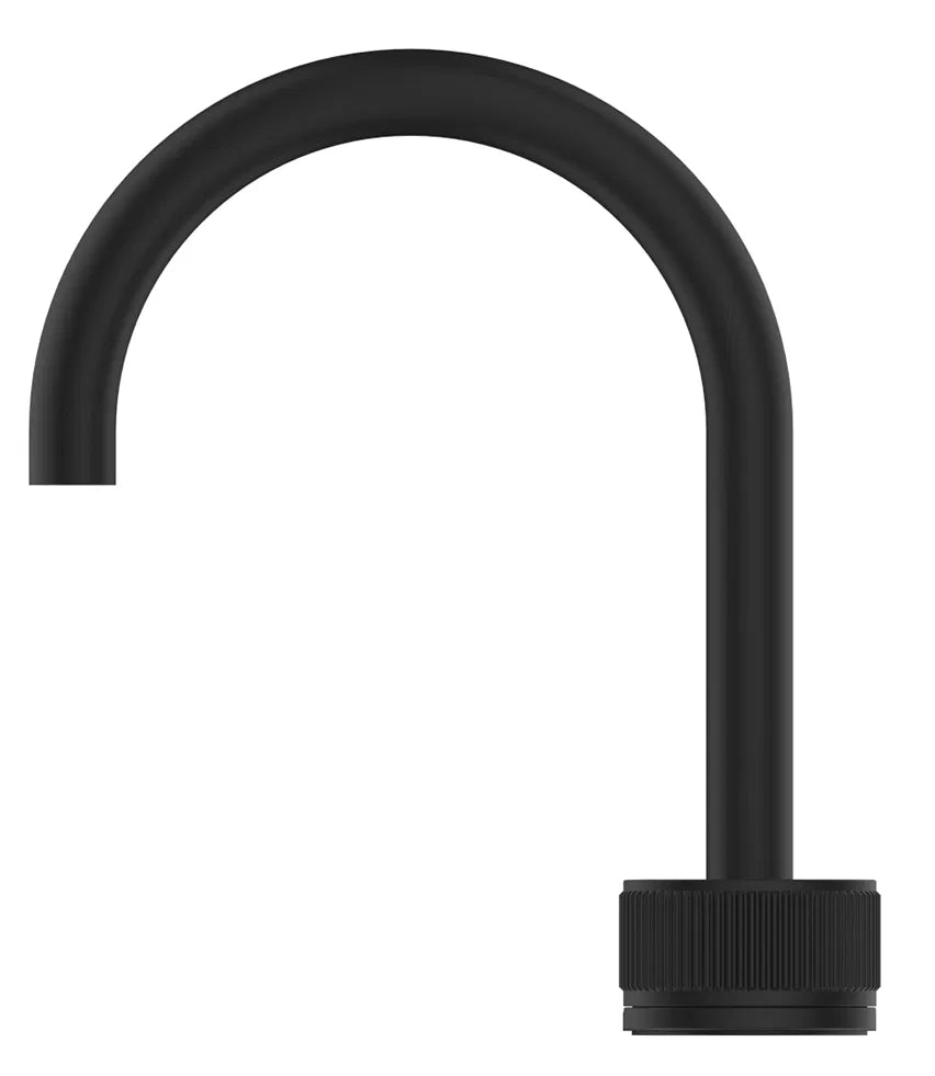 BELLA VISTA MICA FLUTED GOOSENECK HOB BASIN MIXER SET
