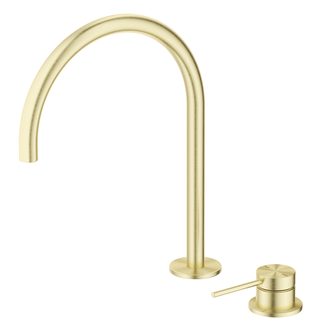BELLA VISTA MICA GOOSENECK HOB SINK/BASIN MIXER SET