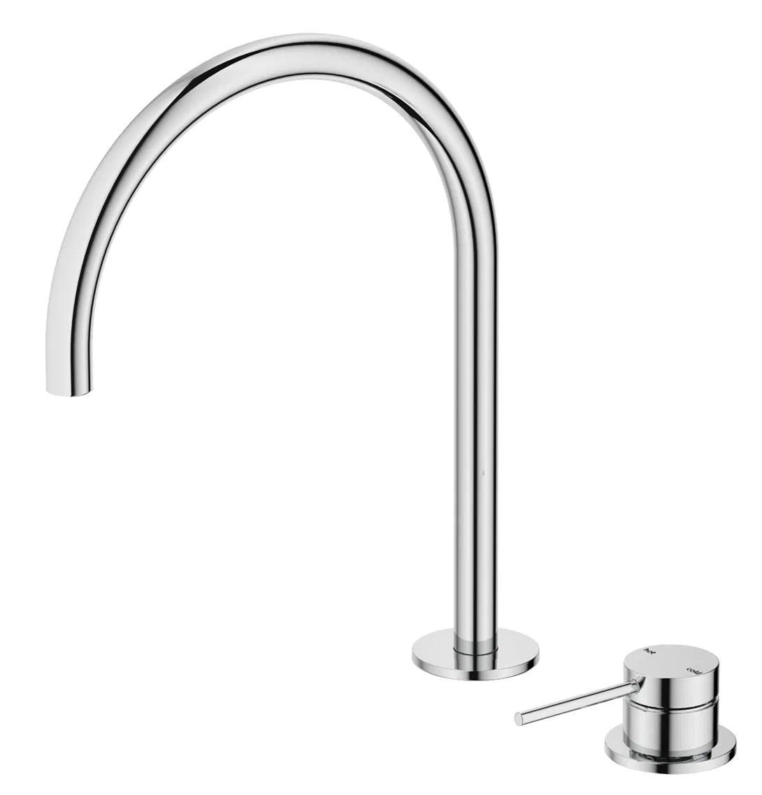 BELLA VISTA MICA GOOSENECK HOB SINK/BASIN MIXER SET