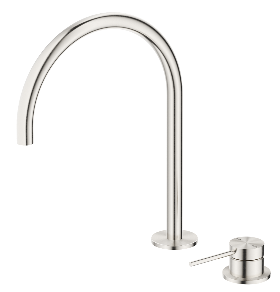 BELLA VISTA MICA GOOSENECK HOB SINK/BASIN MIXER SET