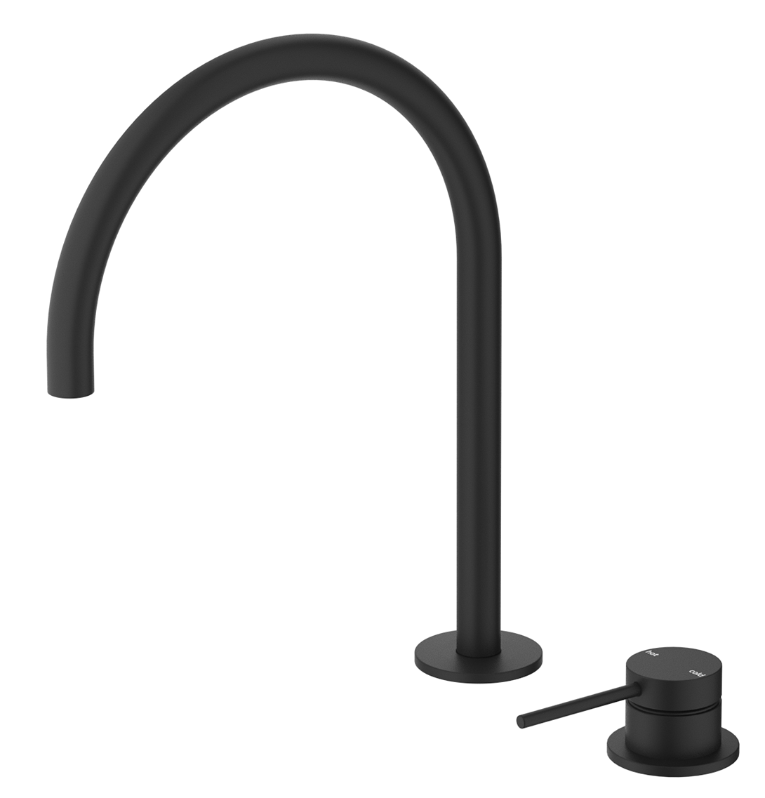 BELLA VISTA MICA GOOSENECK HOB SINK/BASIN MIXER SET