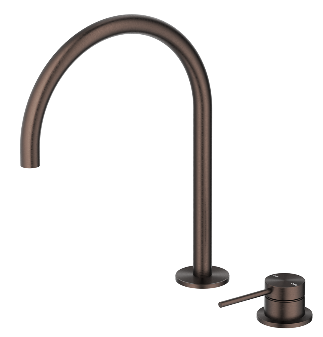 BELLA VISTA MICA GOOSENECK HOB SINK/BASIN MIXER SET