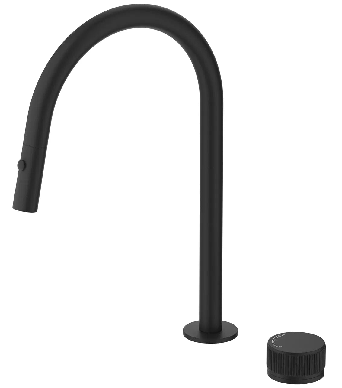 BELLA VISTA MICA FLUTED PULL-OUT HOB MIXER SET